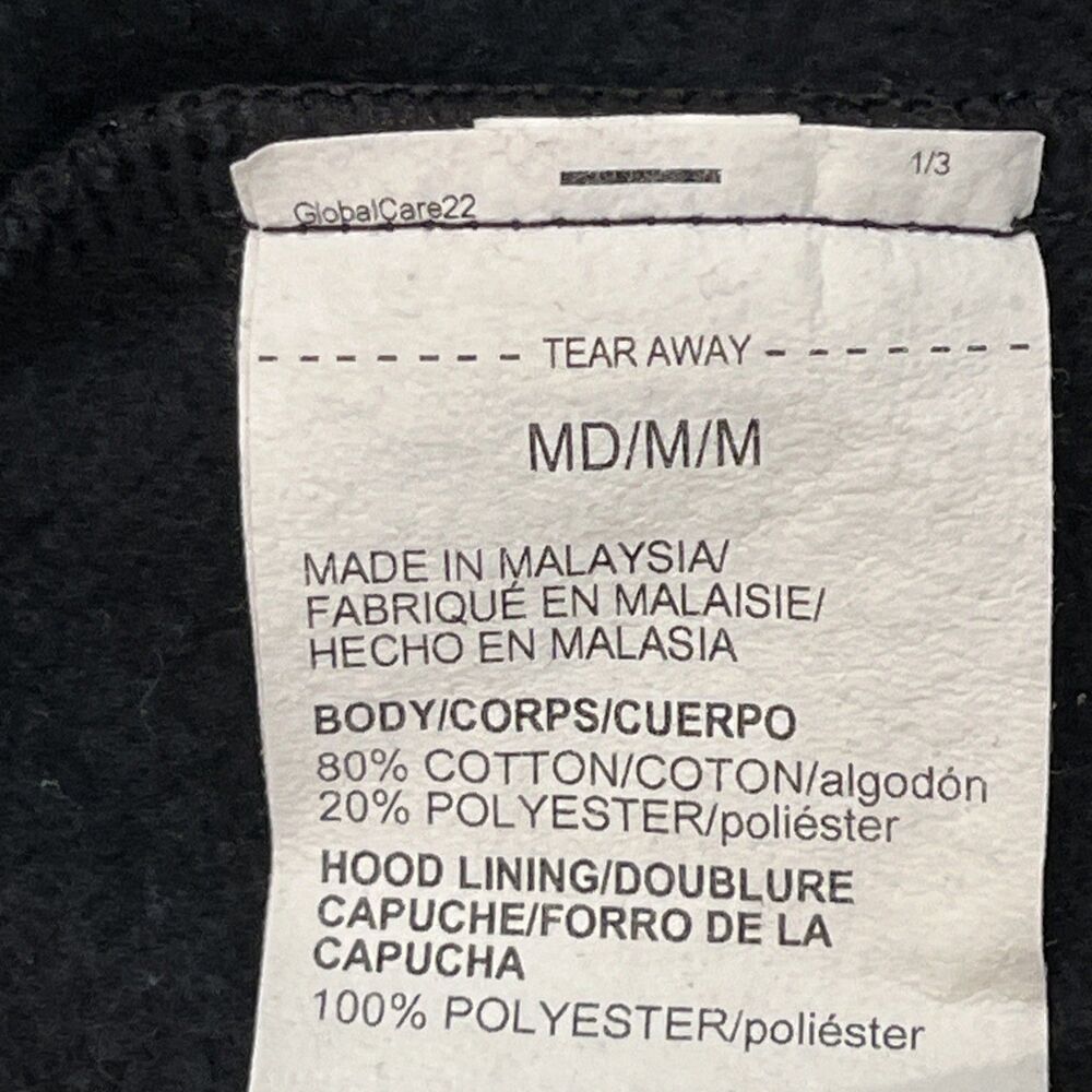 Under Armour Project Rock Crop Cropped Hoodie Womens Medium Black Full Zip - Picture 11 of 11